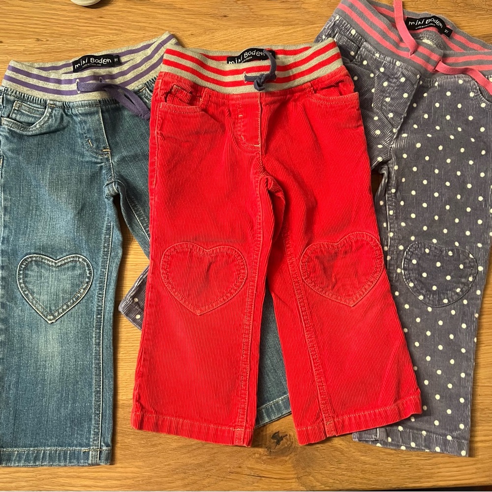 Mini Boden pants lot size 3 (kids) VGUC